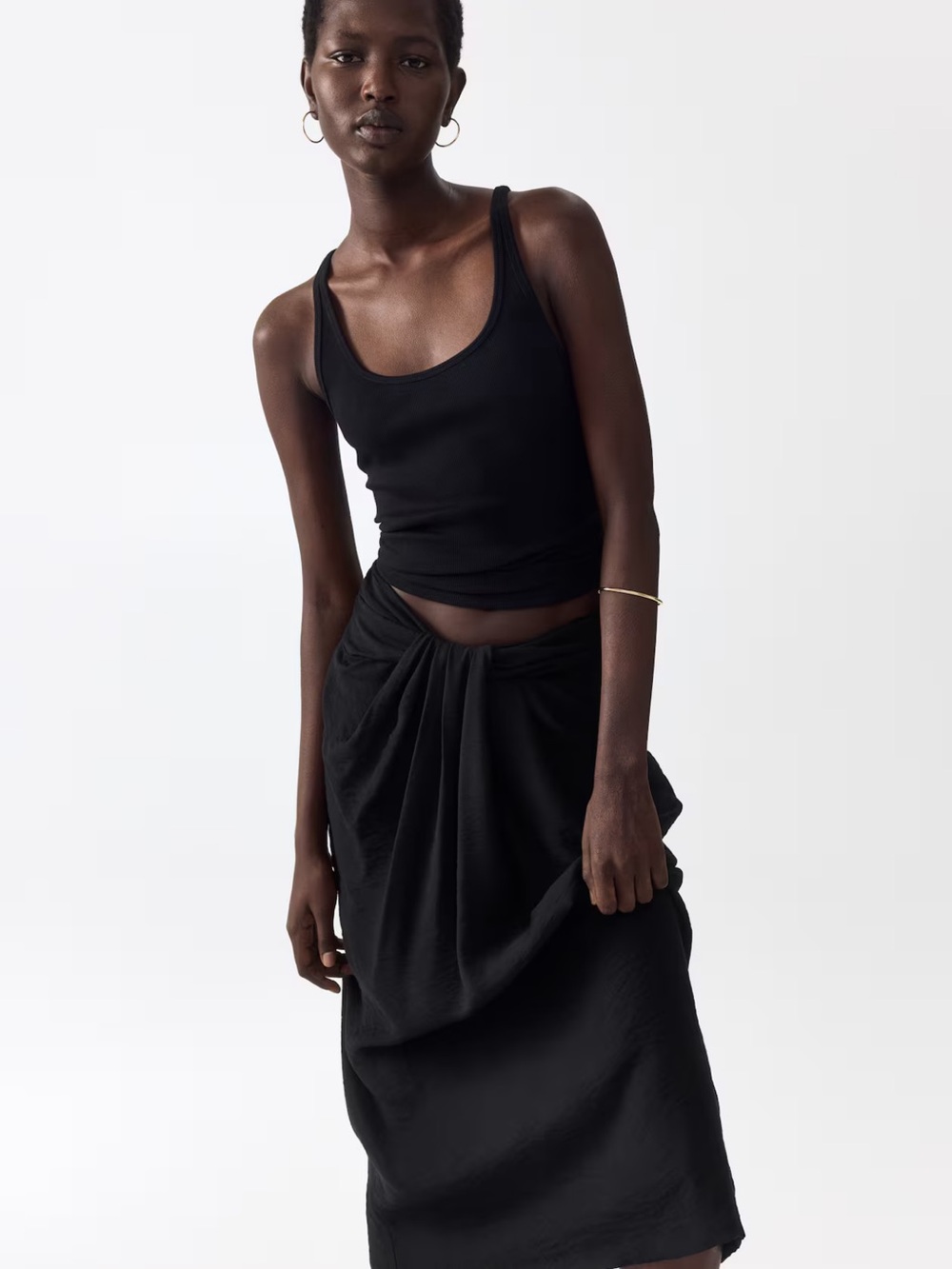 H&M Black Women's Skirt